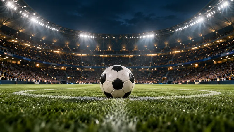 Estádio de futebol, foto ilustrativa para Liga dos Campeões
