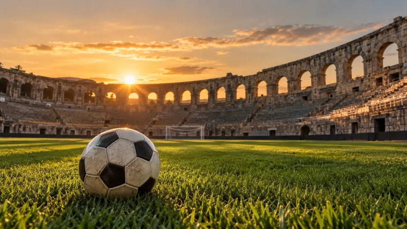 Estádio de futebol, foto ilustrativa para Serie A (Itália)